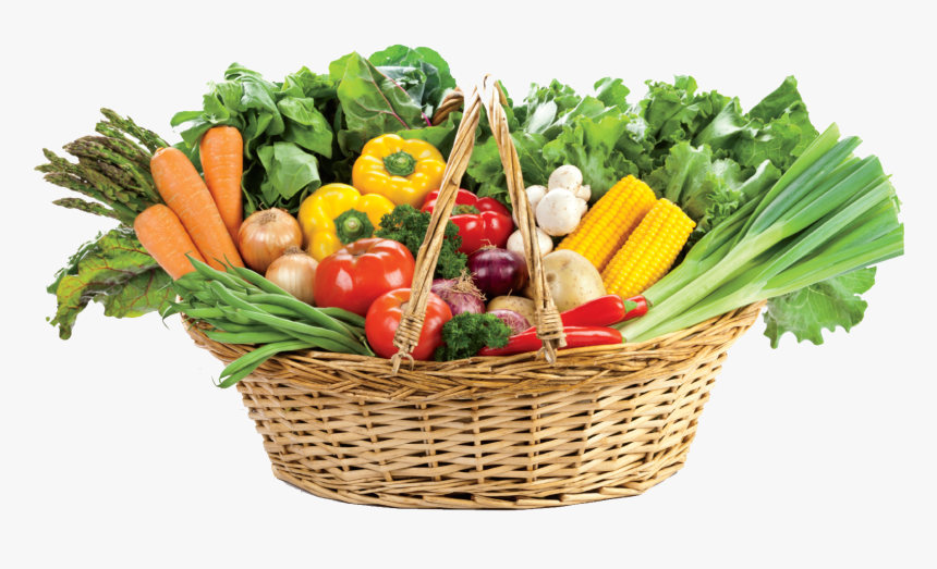 Vegetable , Png Download - Basket Of Veg, Transparent Png