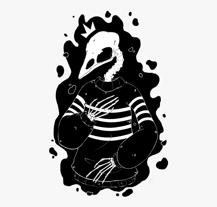 Skull And Cross Bones Clip Art - Illustration, HD Png Download