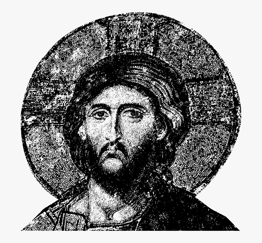 Jesus, Christ, Religious, Church, Faith, Icon, Mosaic - Hagia Sophia, Deësis Mosaic, HD Png Download
