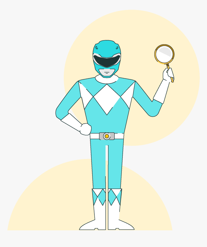 White Ranger Moving Pictures Morphing, HD Png Download