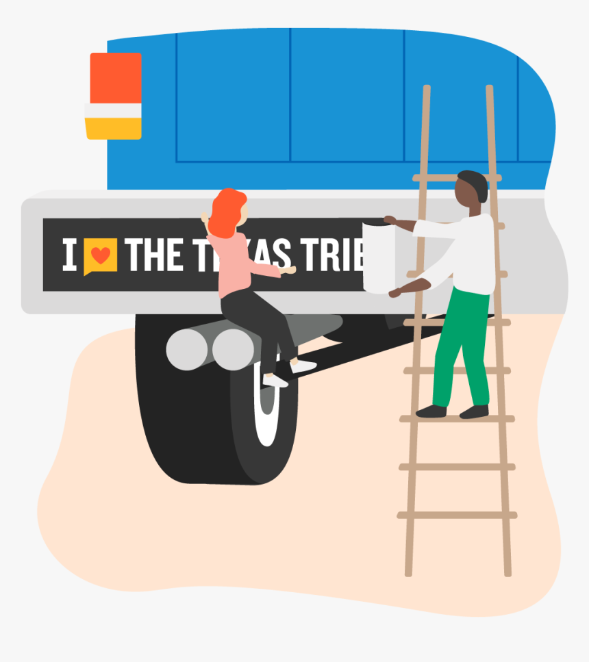 Texas Tribune Members Put An I Love The Texas Tribune, HD Png Download