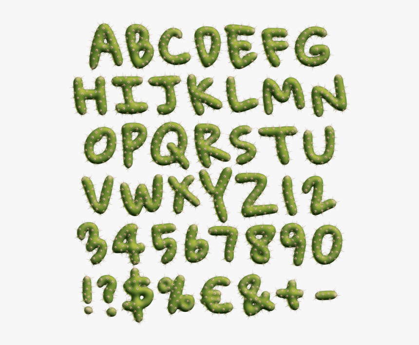 Cactus Font, HD Png Download