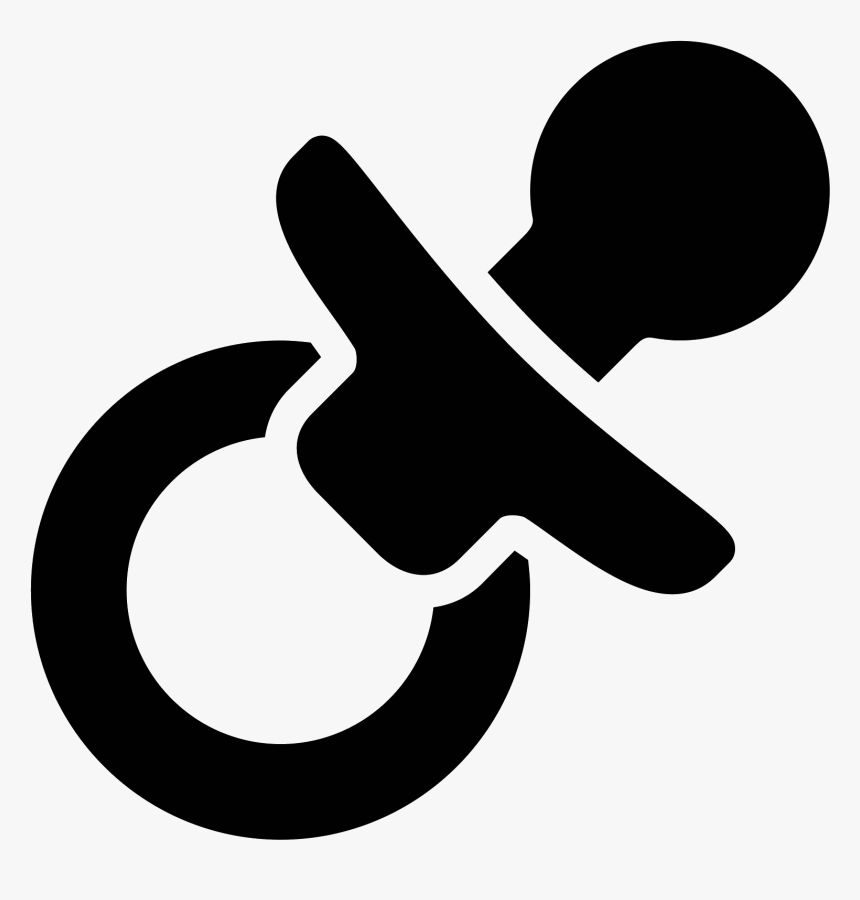 Pacifier Filled Icon - Pacifier Free Icon, HD Png Download