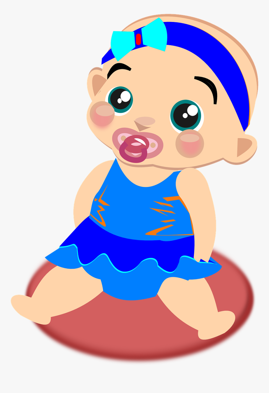 Baby Girl Clip Art, HD Png Download