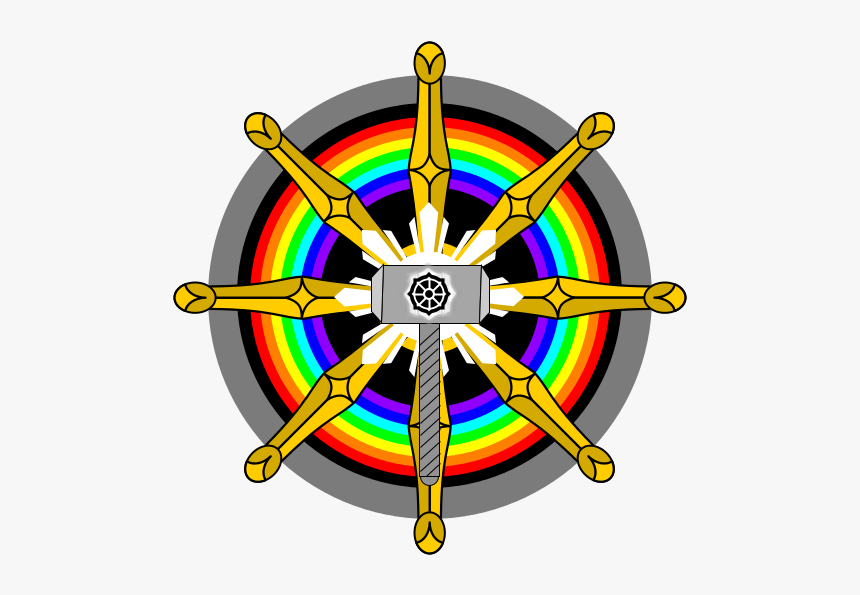 Thor S Hammer - Symbol Of Buddhism, HD Png Download