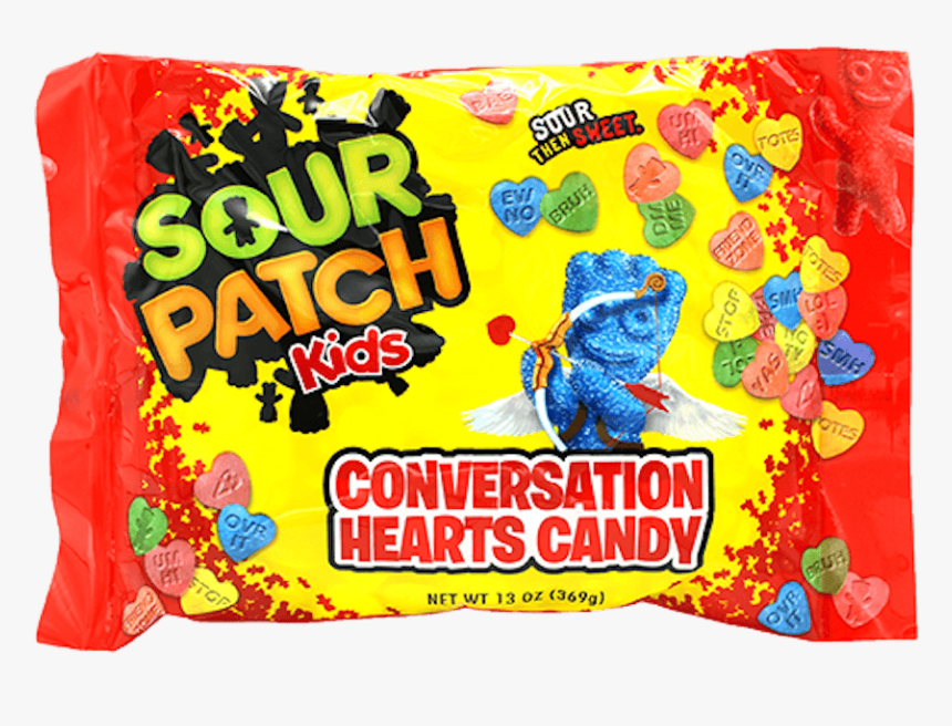 The Candy Lab - Sour Patch Conversation Hearts, HD Png Download