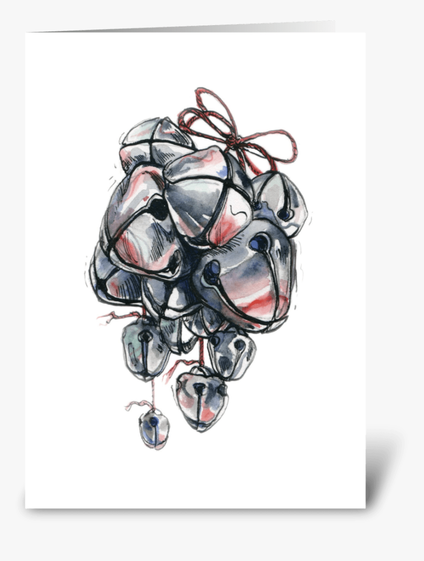 Jingle Bells, Jingle Bells Greeting Card - Illustration, HD Png Download