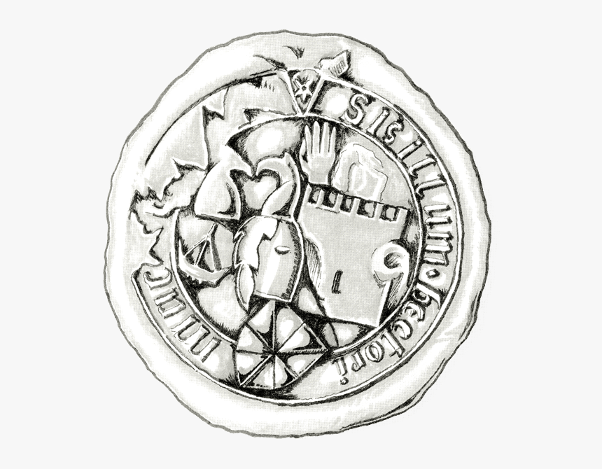 Hector Mor Maclean, 12th Chief Wax Seal From 1545 - Circle, HD Png Download