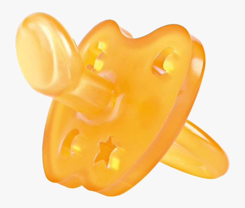 Transparent Binky Png - Hevea Natural Rubber Star & Moon Pacifier 0 3 Months, Png Download
