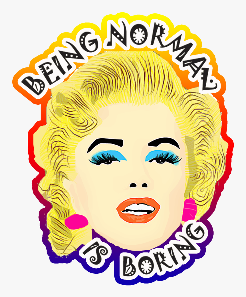 Marilyn Monroe Quote Women S Printed Tee - Jokerman Font, HD Png Download