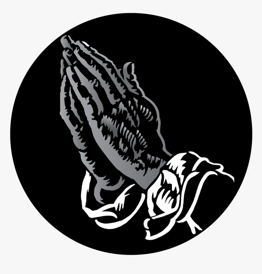 Black And White Praying Hands, HD Png Download , Transparent Png Image