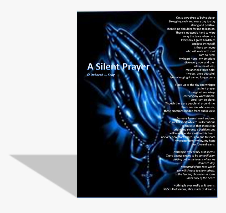 Another Of My Poetographs - Praying Jesus Hands Gif, HD Png Download