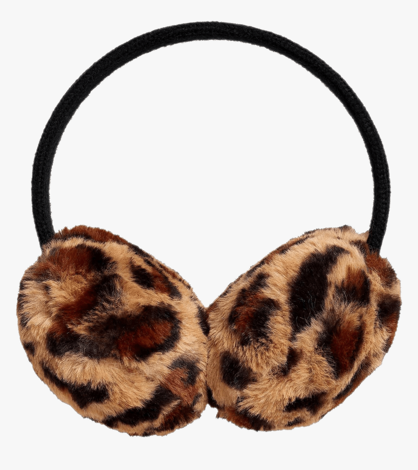 Leopard Print Earmuffs - Earmuffs Transparent, HD Png Download