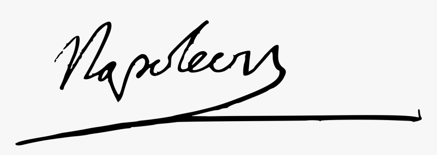 Transparent Marylin Monroe Clipart - Napoleon Signature Png, Png Download