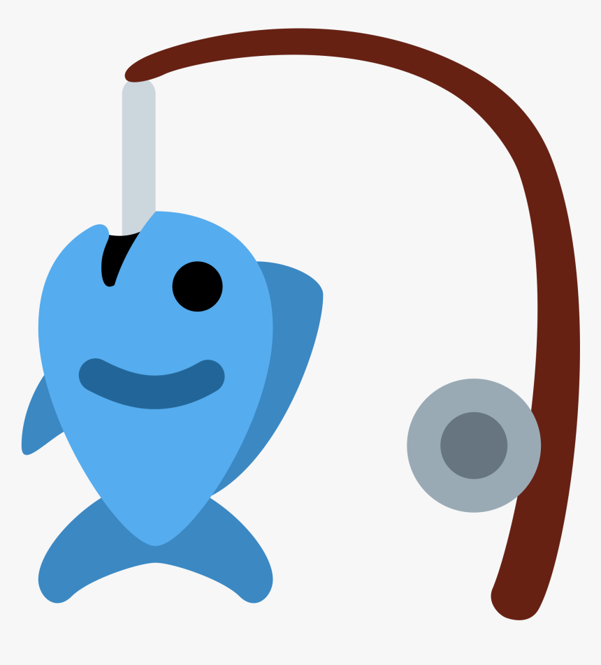 Pole With Deanlevin Info - Fishing Emoji, HD Png Download