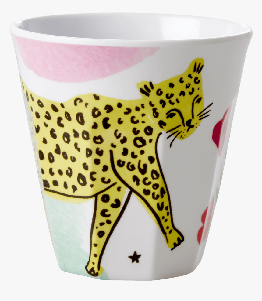Leopard Print Melamine Cup Rice Dk - Cup, HD Png Download