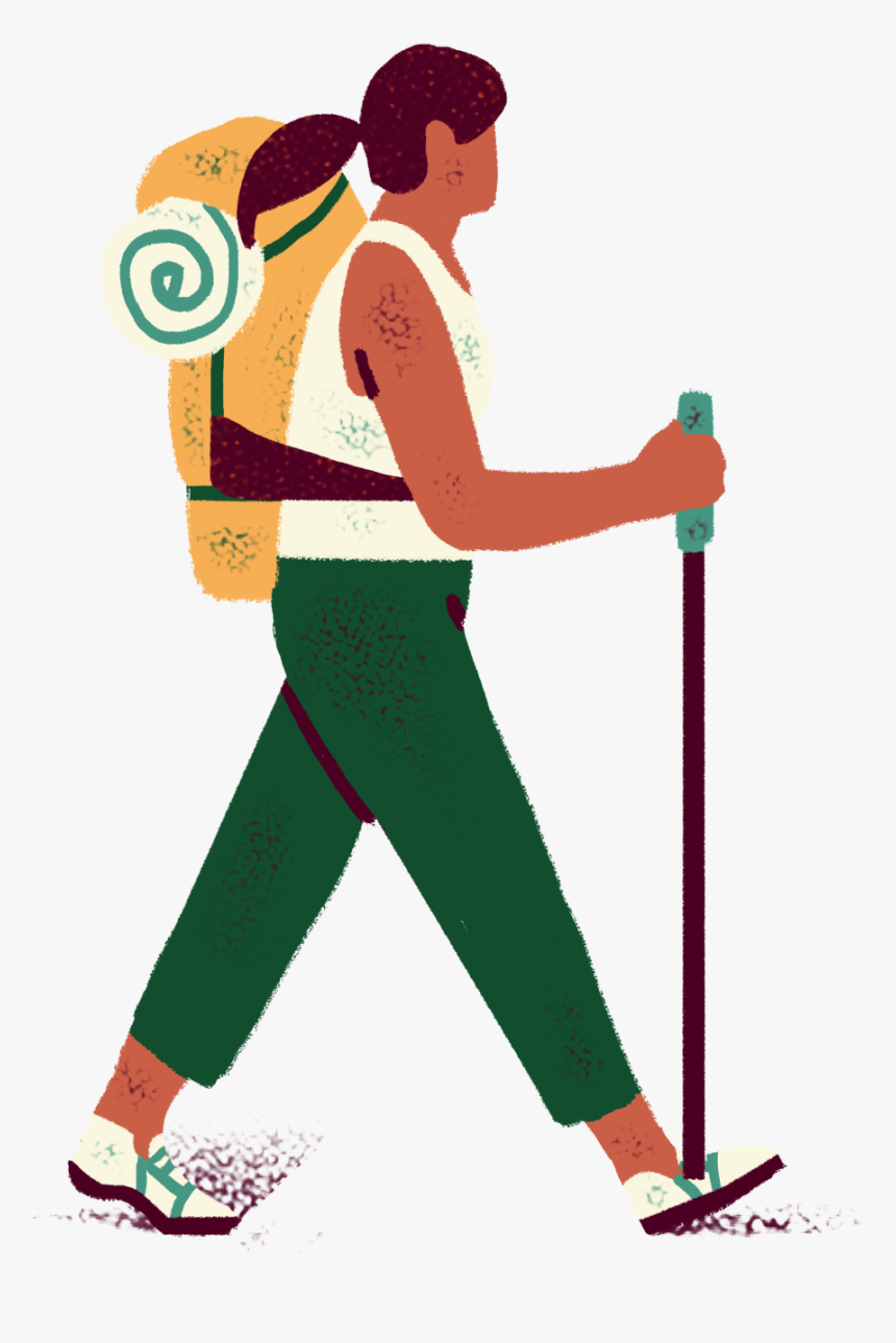 Boq 2018 Icon Hiker Final - Hiker Icon, HD Png Download