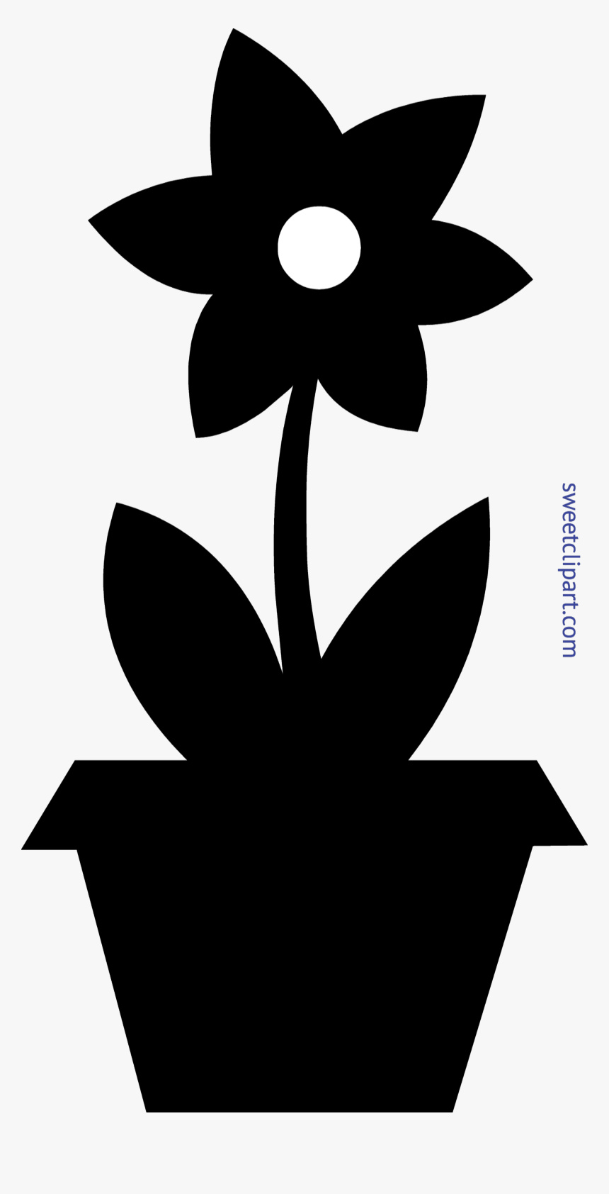 Transparent Smelling Clipart - Clip Art Flower Pot, HD Png Download