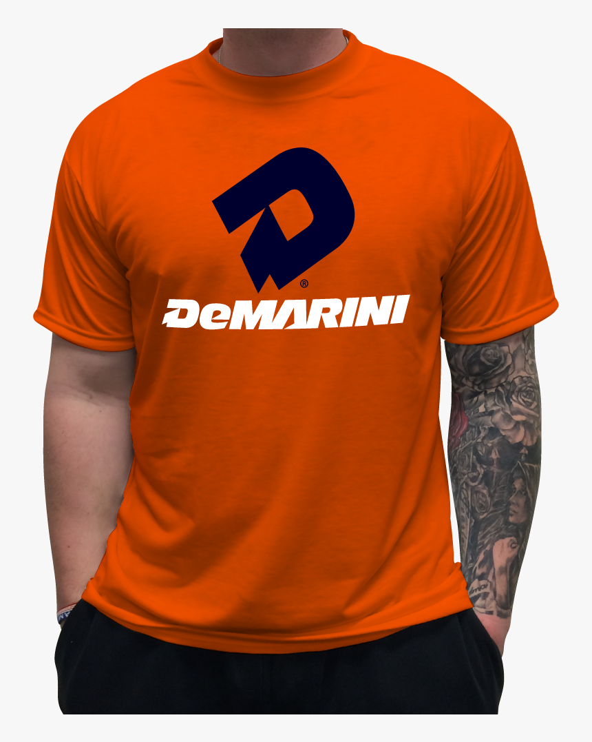 Newbreed 
 Title Newbreed - White T Shirt With Orange And Blue Font, HD Png Download