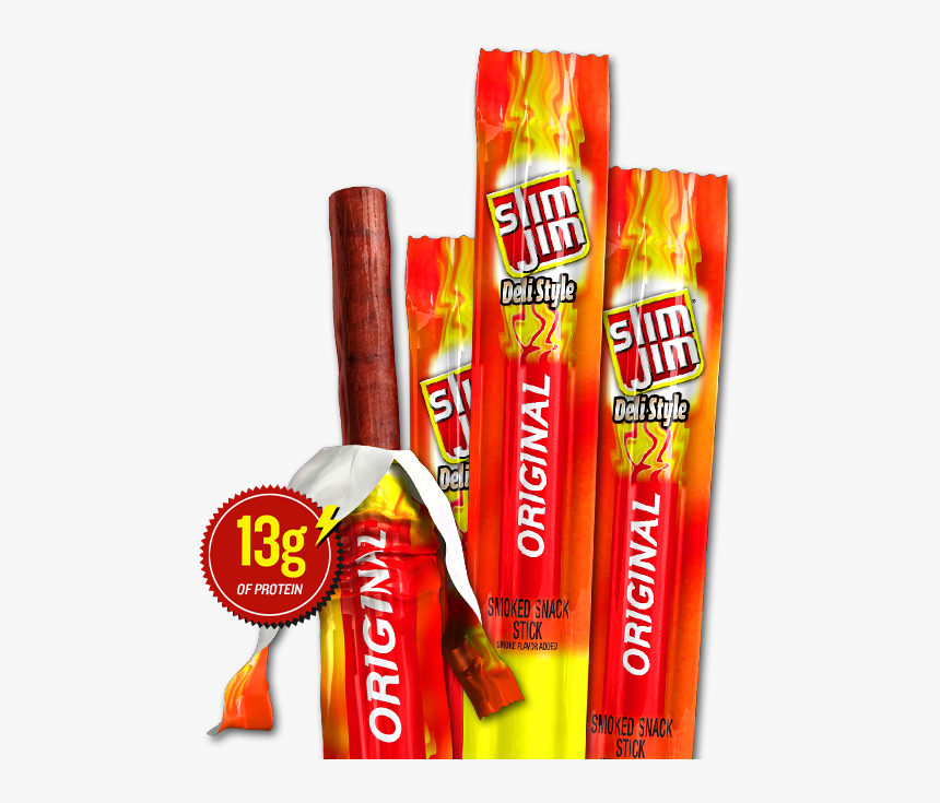 Cured Meat Deli Sticks - Slim Jim Png, Transparent Png