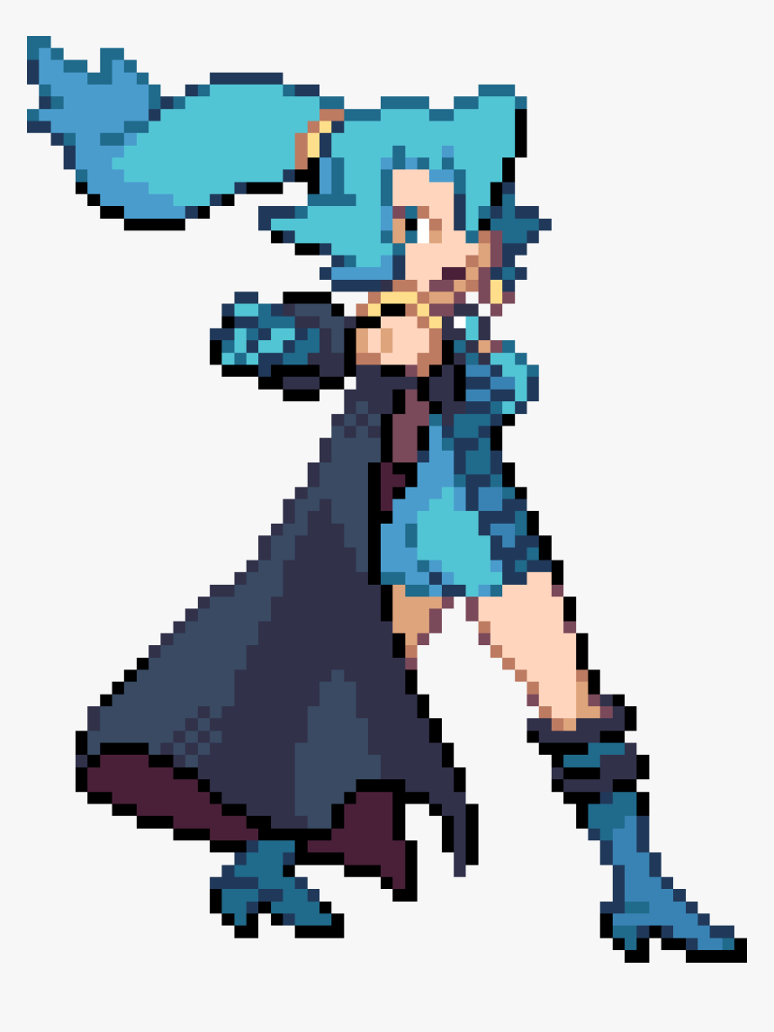 Pixels Drawing Pokemon - Pokemon Hgss Clair, HD Png Download