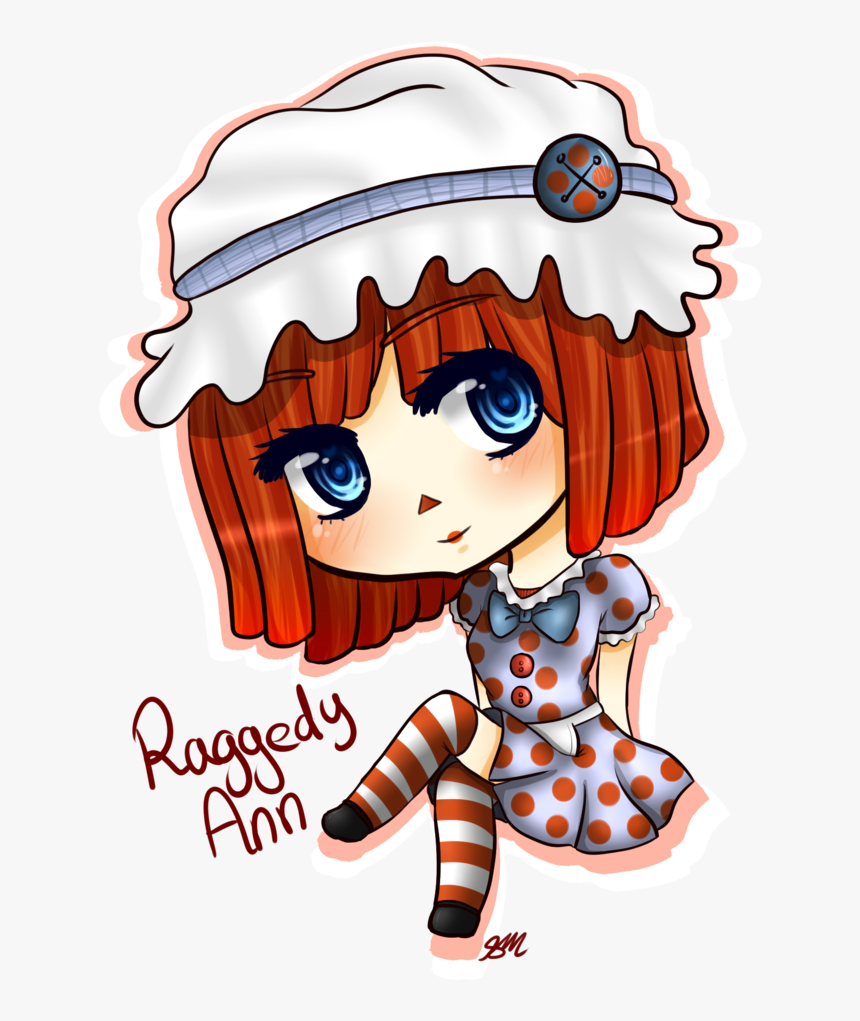 Chibi Raggedy Ann By Mizustarproductions Clipart , - Raggedy Ann Anime, HD Png Download