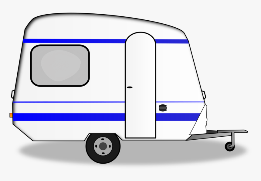 Camp Vector Vintage Trailer - Caravan Clip Art Free, HD Png Download