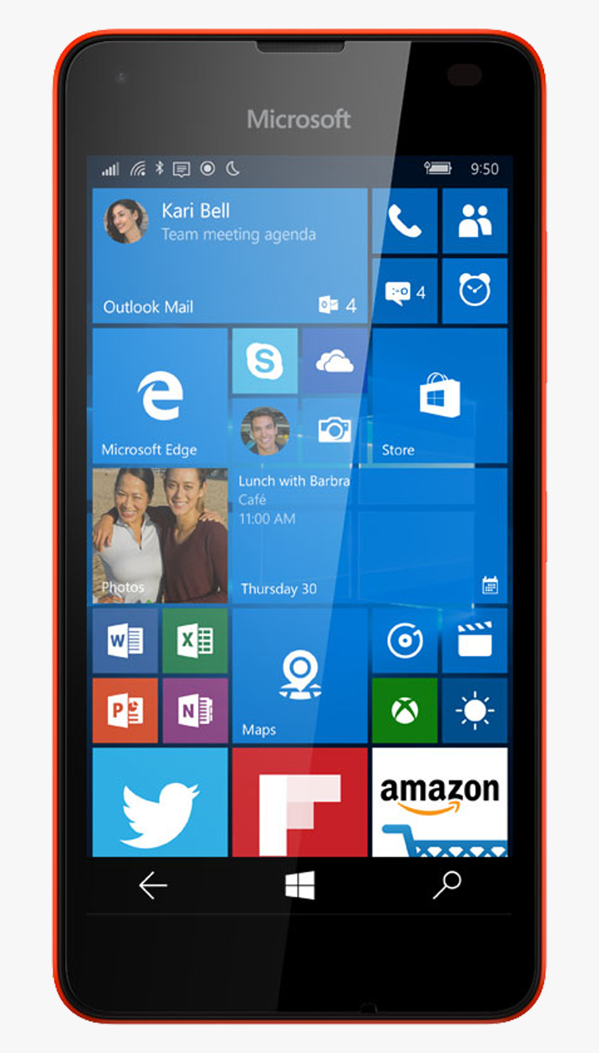 Microsoft Lumia - Microsoft Phone Lumia 550, HD Png Download