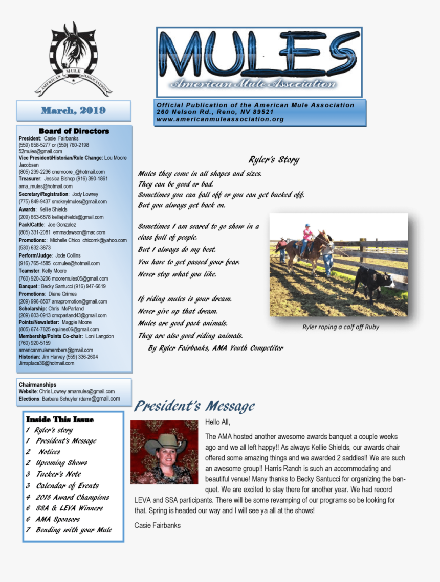 Newsletter Mar2019 1, HD Png Download