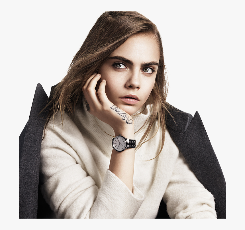 Cara Delevingne, Model, And Cara Image - Cara Delevingne Dkny Watch, HD Png Download