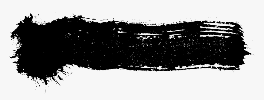 Black Brush Stroke Png - Pinceladas Png, Transparent Png