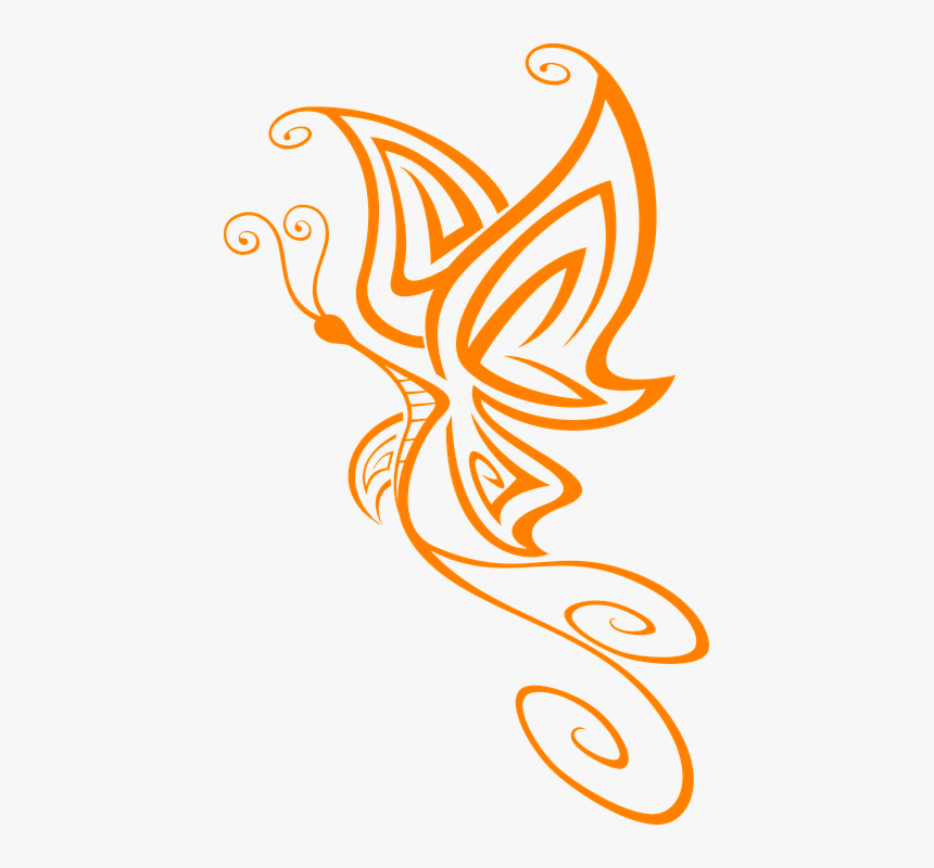 Butterfly Transparent Logo Clipart, HD Png Download
