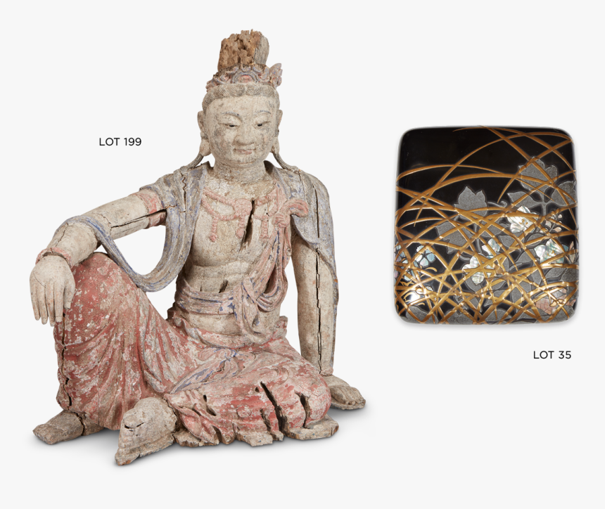 Transparent Japanese Scroll Png - Statue, Png Download