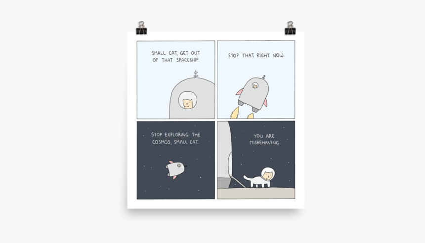 Bad Small Cat - Poorly Drawn Lines Comic Boss, HD Png Download