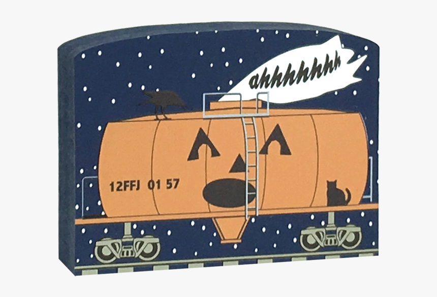 This Tanker Of Screams Train Car Is Part Of A 5-piece - Whale, HD Png Download