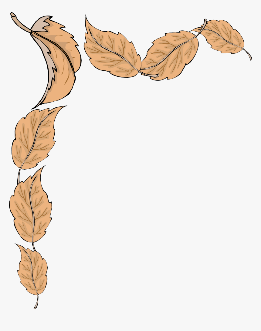 Transparent Fall Clipart - Fall Leaves Border, HD Png Download
