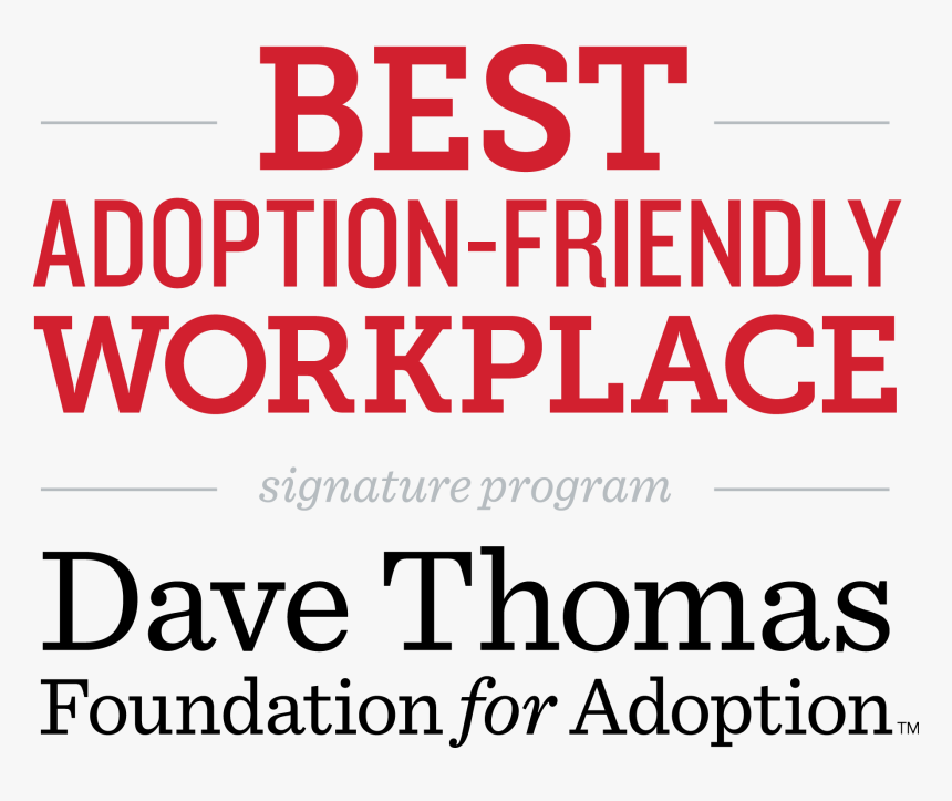 Dave Thomas Foundation For Adoption 100 Best Adoption, HD Png Download
