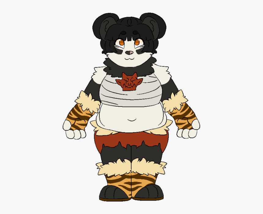 Red Panda Outfit - Cartoon, HD Png Download