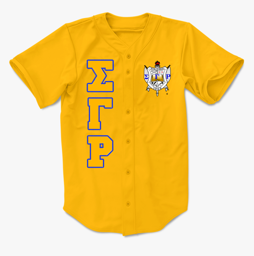 Sigma Gamma Rho Embroidered Greek Baseball Jersey - Best T Shirt Logo, HD Png Download