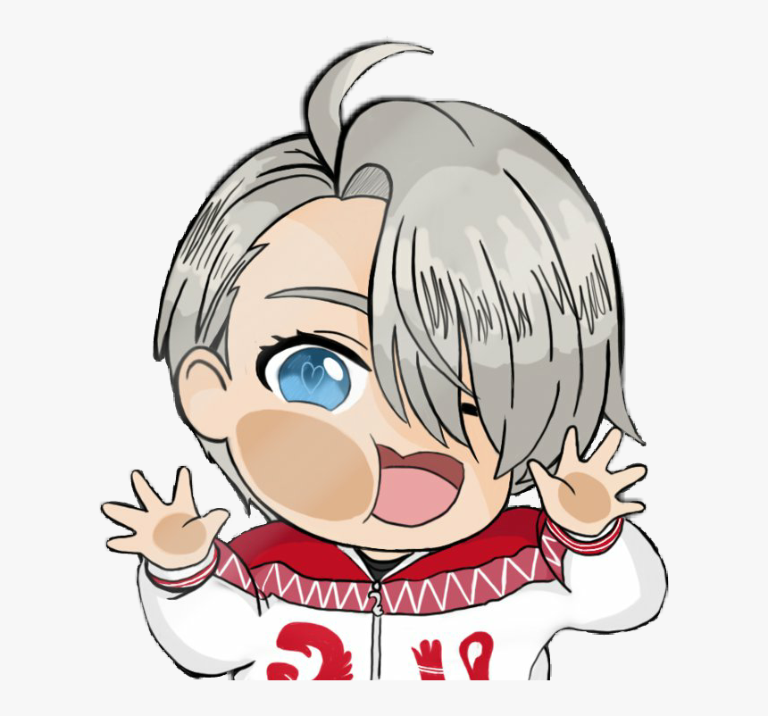 #kawaii #cute #yurionice #victornikiforov #chibi, HD Png Download