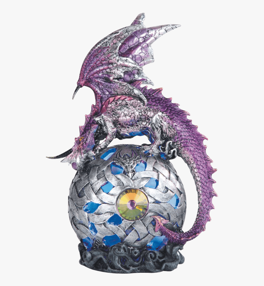 Purple Dragon Led Globe - Dragon, HD Png Download
