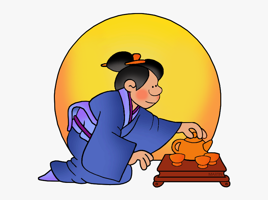 Japanese Tea Ceremony - Japanese Tea Ceremony Cartoon, HD Png Download