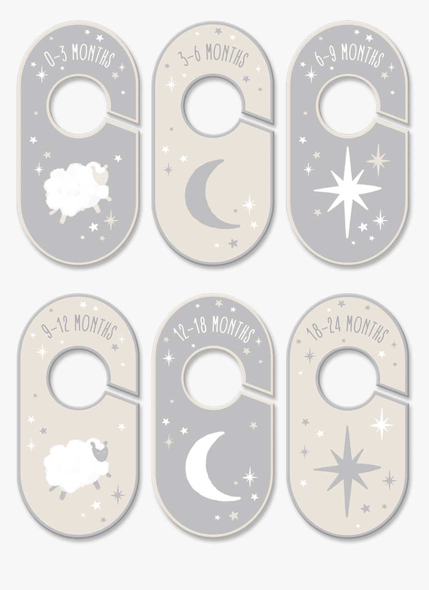 Twinkle Stars Closet Dividers - Circle, HD Png Download