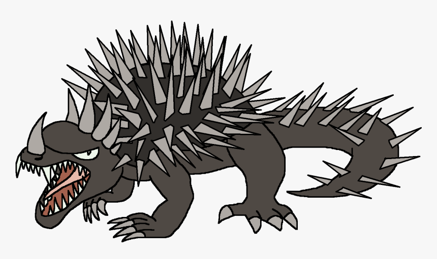 Anguirus Easy Drawing , Png Download - Anguirus Drawing, Transparent Png