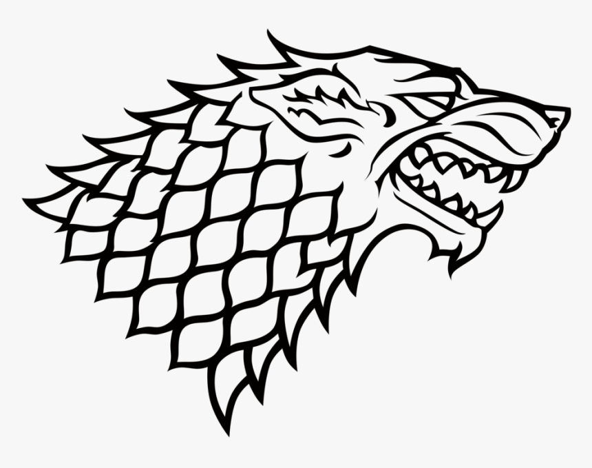 192 Cliparts For Stark Log - Game Of Thrones Stark Sigil, HD Png Download