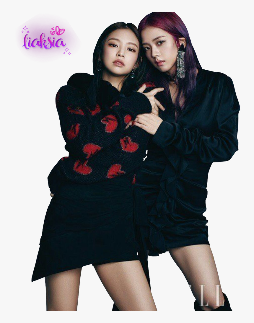 Transparent Blackpink Png - Blackpink Jennie X Jisoo, Png Download