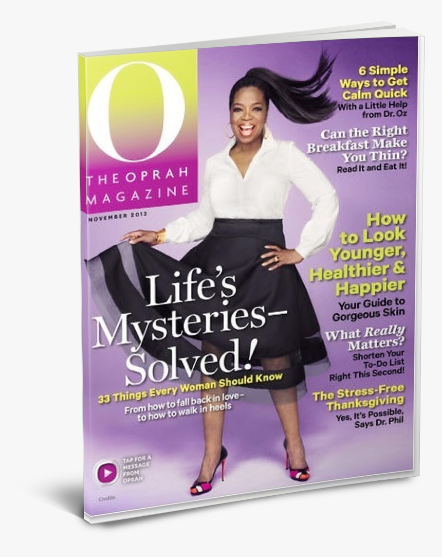 Oprah Magazine Covers , Png Download - Oprah Magazine, Transparent Png