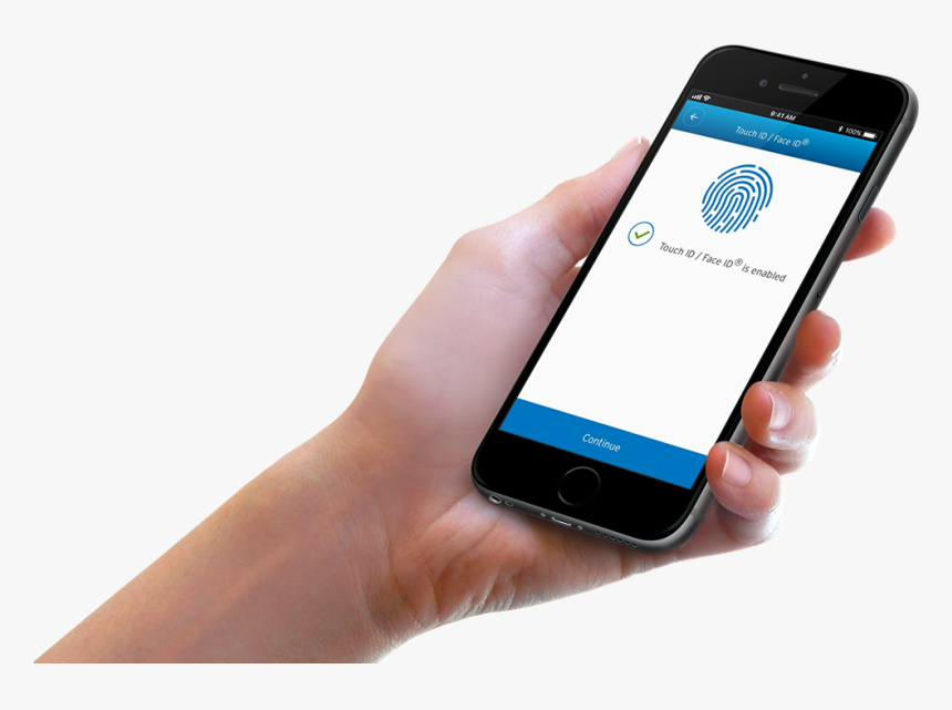 Transparent Touch Id Png - Hand Phone Whatsapp Png, Png Download