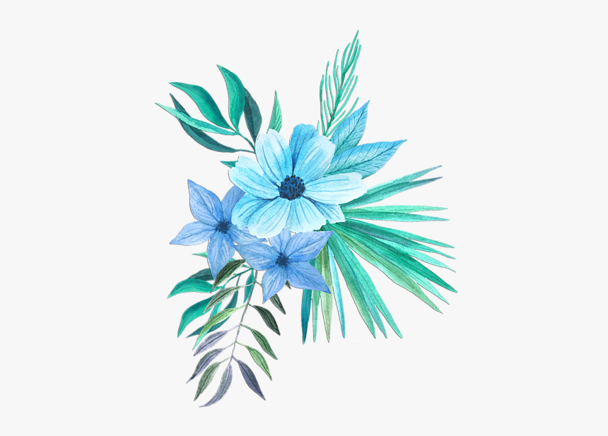 Tropical Watercolor Png, Transparent Png