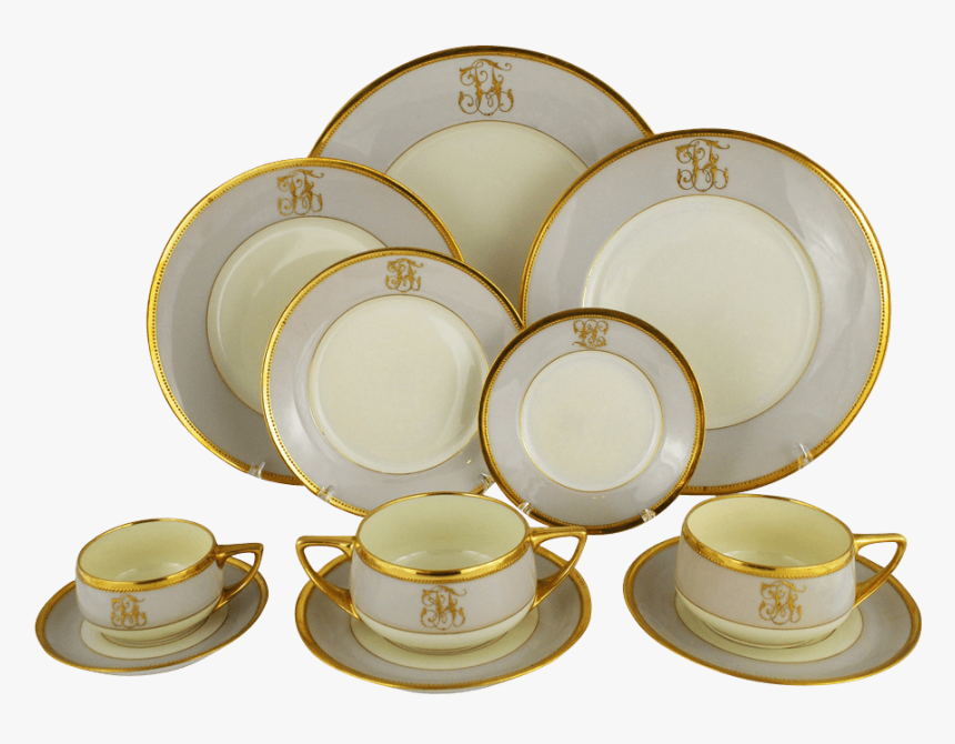 Art Deco Dinner Service - Art Deco Dinner Plate, HD Png Download